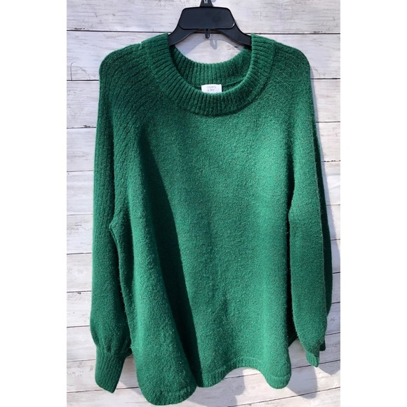 crown & ivy Sweaters - Crown & Ivy Forrest Green Plus Size Sweater